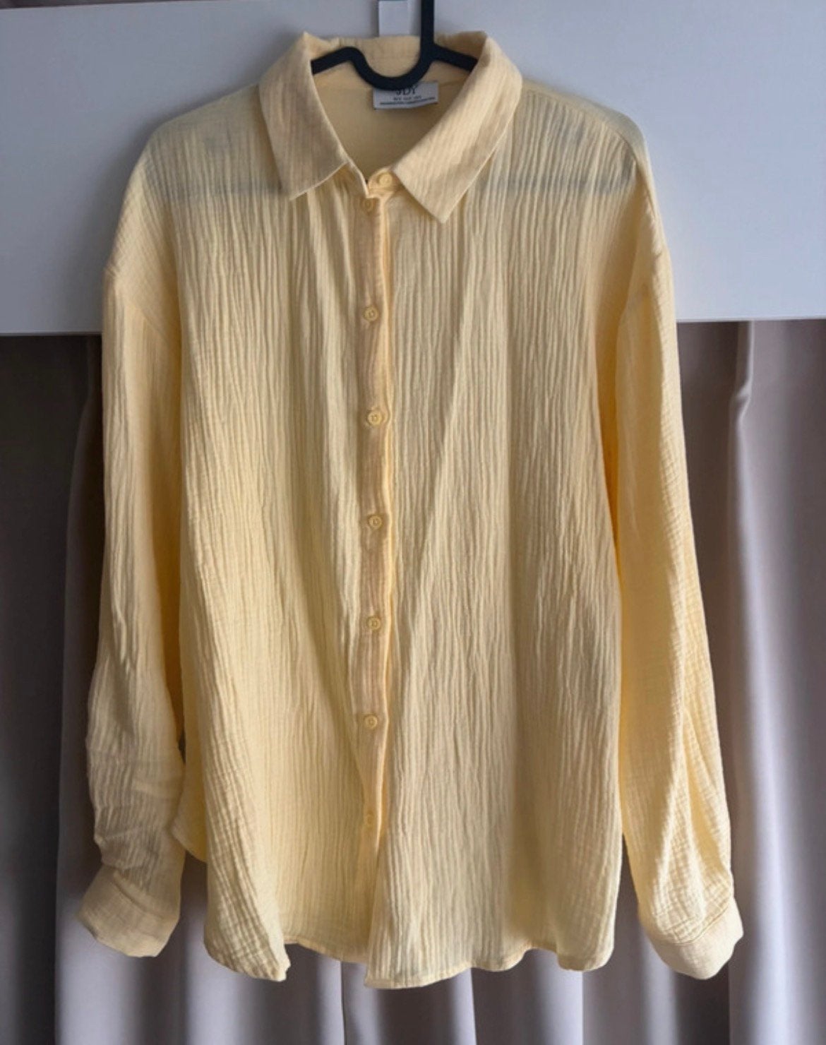 Gele linnen blouse JDY, Ophalen of Verzenden, Zo goed als nieuw, Geel