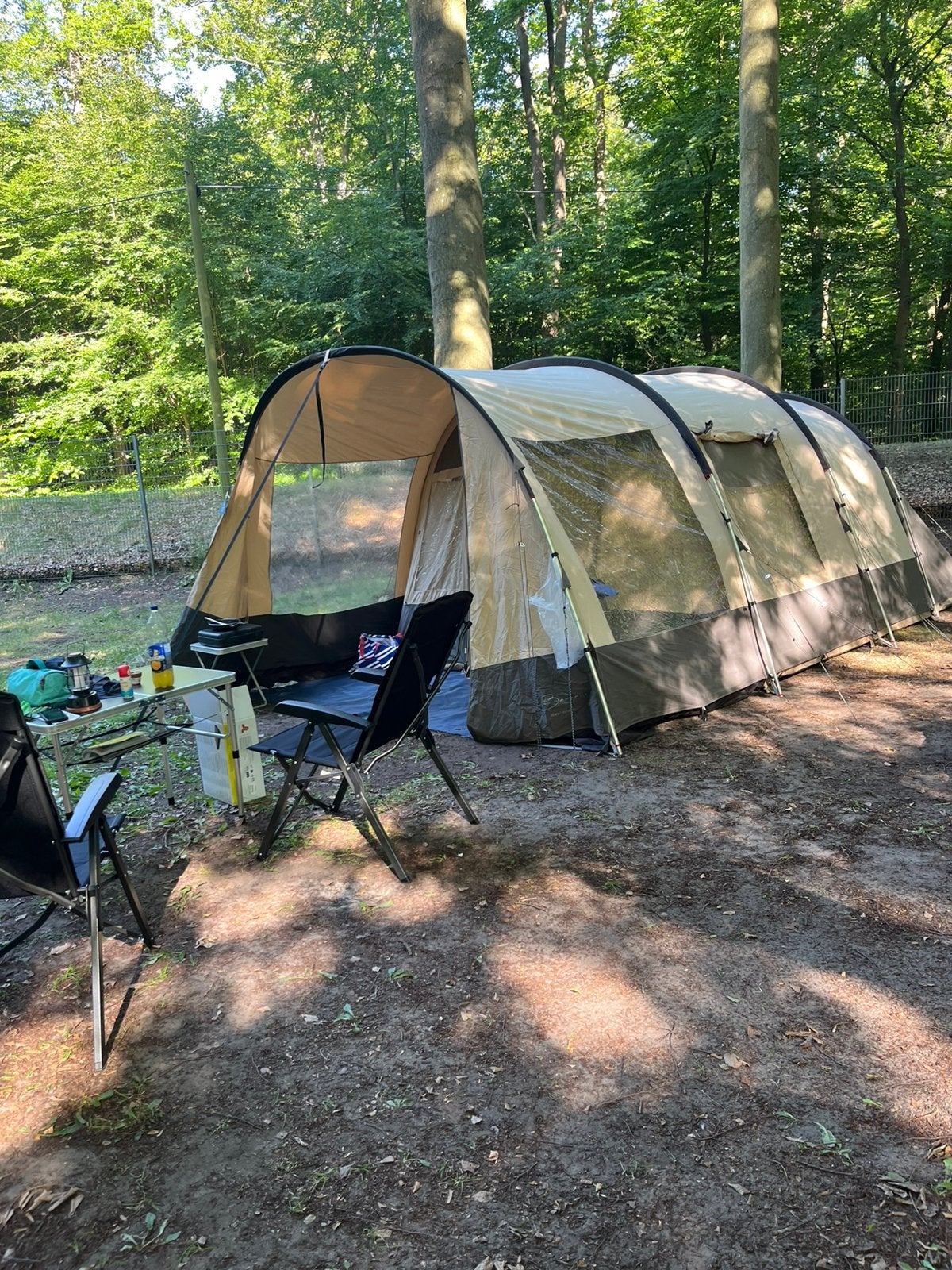 BARDANI  ocean Breeze 4 persoons tent met gratis wc, Caravans en Kamperen, Tenten, Ophalen, Zo goed als nieuw