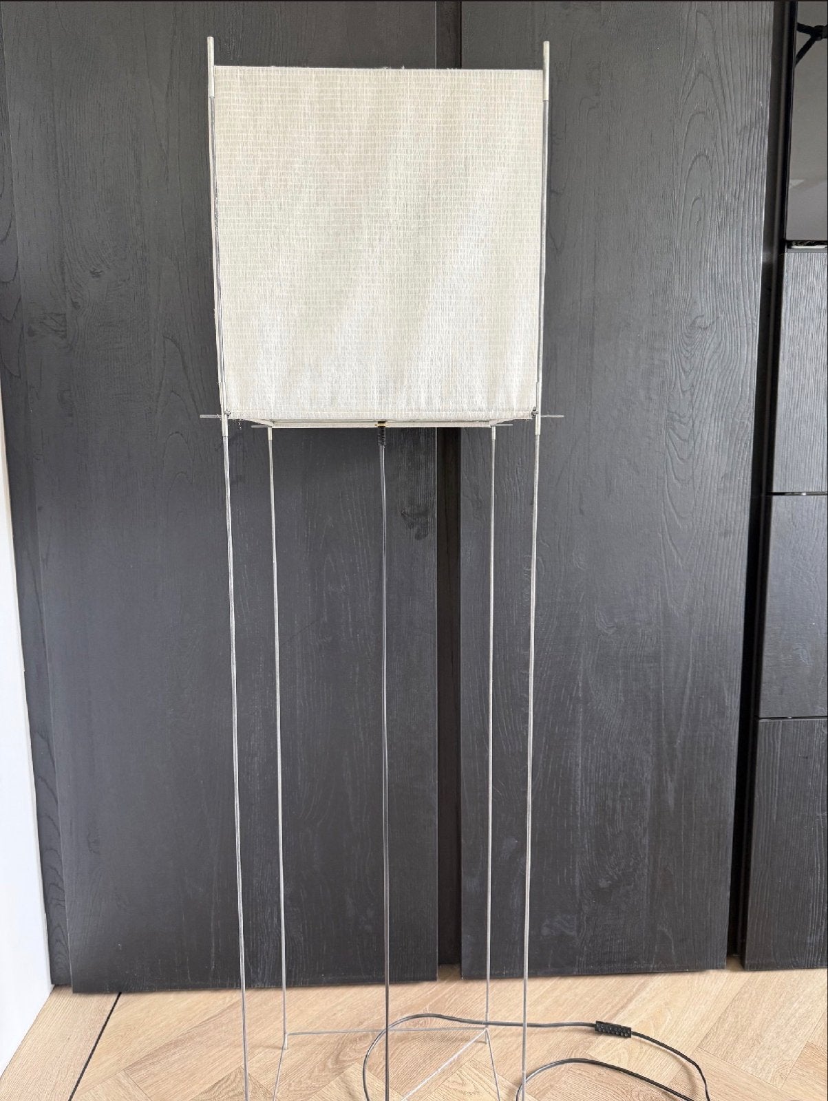 Lotek lamp 1.22m hoog, Huis en Inrichting, Lampen | Vloerlampen, Ophalen of Verzenden, Gebruikt, Metaal, 100 tot 150 cm
