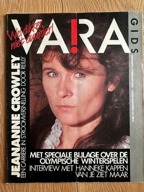 VARA Gids 4 feb 1984 Frank Boeyen Olympische Winterspelen, Ophalen of Verzenden, Gelezen, Muziek, Film of Tv