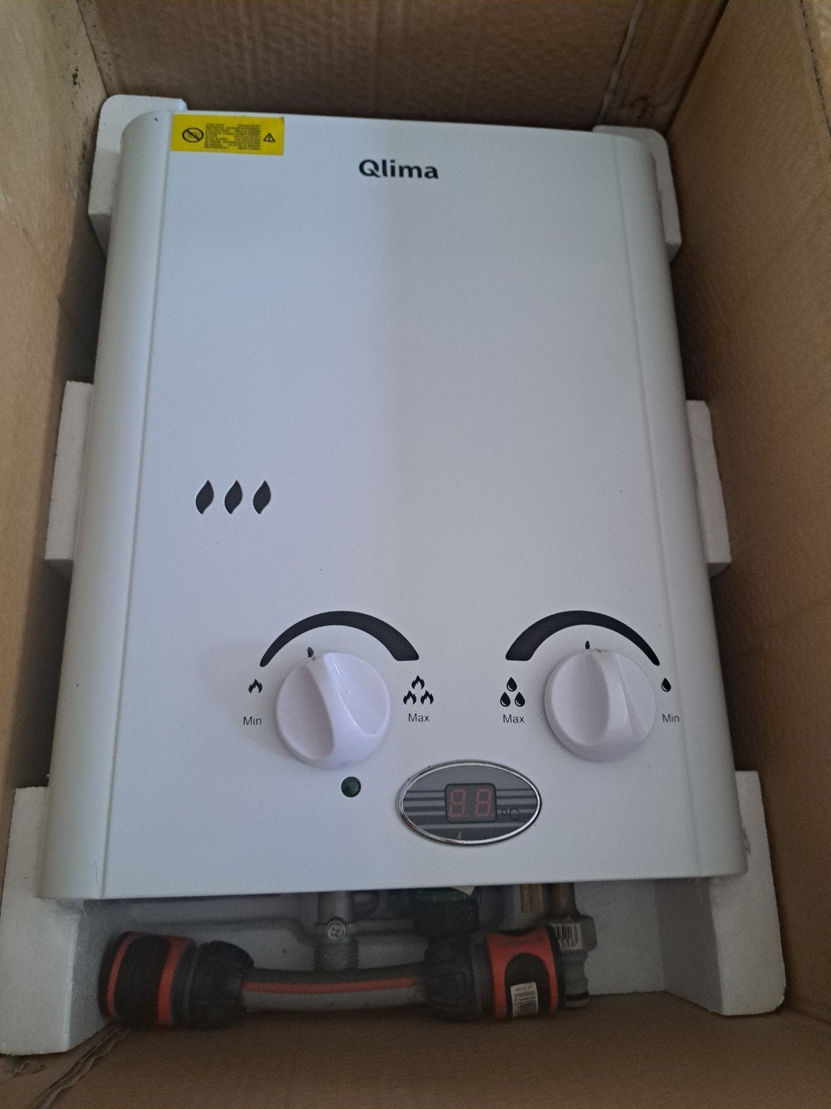 Qlima PGWH 1010 Camping Geiser (zonder doucheslang), Doe-het-zelf en Verbouw, Geisers en Boilers, Minder dan 20 liter, Ophalen