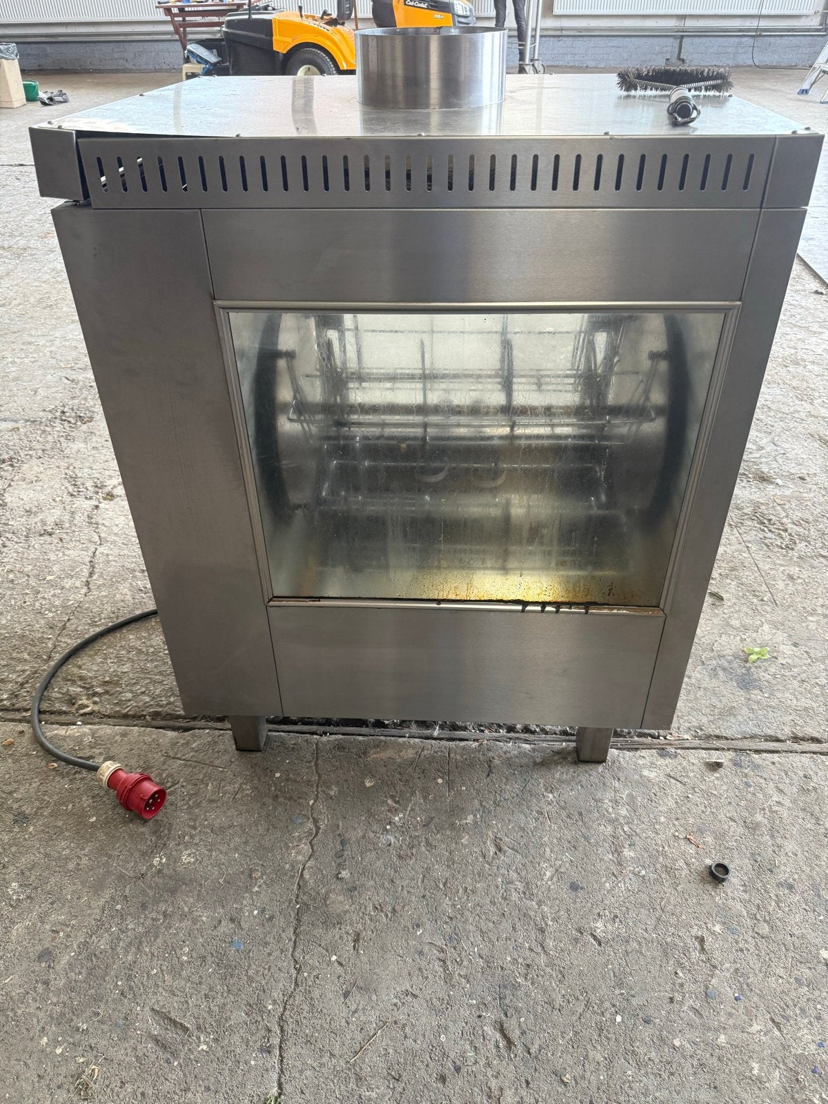 SER GAS T16 Elektrische Kippengrill - Horeca, Ophalen, Gebruikt, Fornuis, Frituur en Grillen