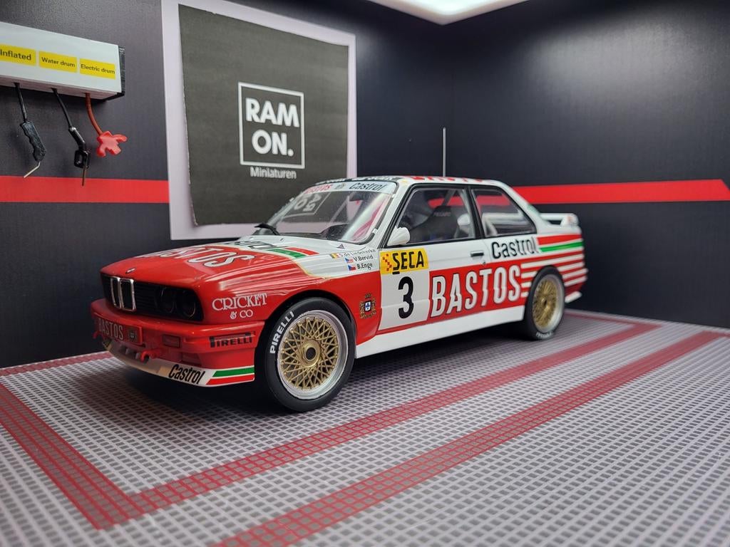 1/18 BMW E30 M3 #3 24h of Spa Bastos, Hobby en Vrije tijd, Modelauto's | 1:18, Ophalen of Verzenden, Zo goed als nieuw, Auto, Overige merken