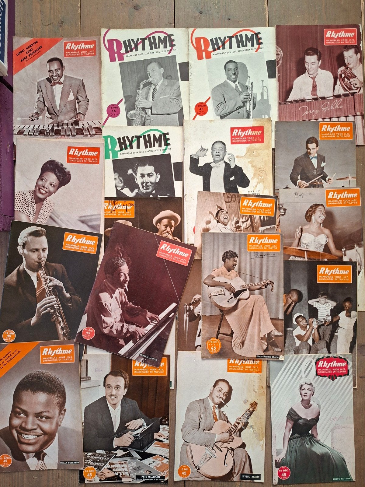 Rhythme . Maandblad voor jazz jaren 50, Ophalen of Verzenden, Gelezen, Muziek, Film of Tv