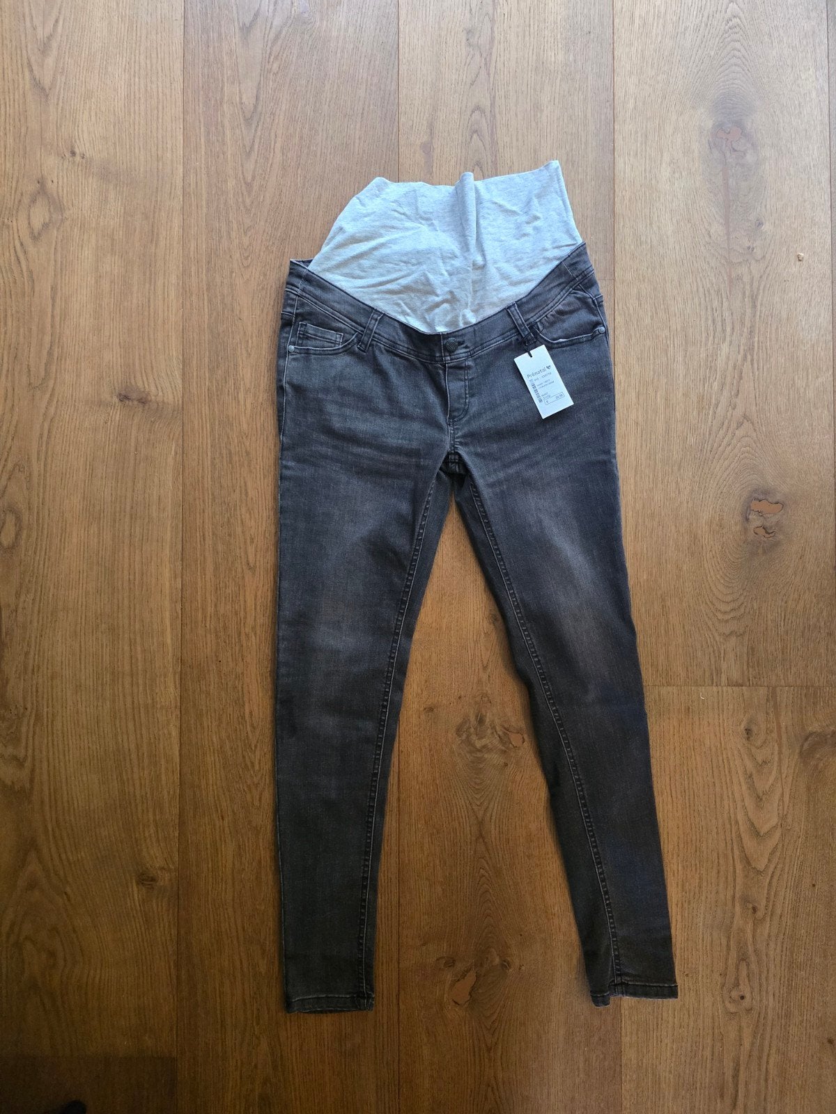 Prénatal zwangerschapsjeans - Zwart/grijs denim, Kleding | Dames, Maat 38/40 (M), Prénatal, Zwart, Nieuw