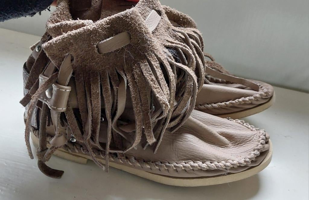 Ibiza boho laarsjes, Kleding | Dames, Schoenen, Bruin, Ophalen of Verzenden, Espadrilles of Moccasins, Onbekend