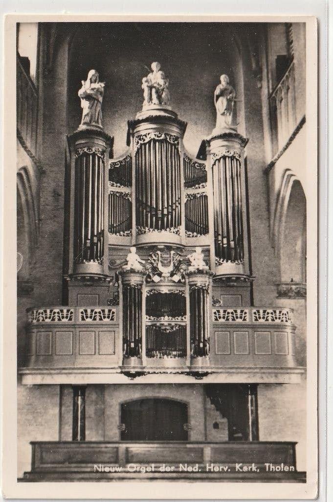 Tholen orgel n.h. kerk, Verzamelen, Ophalen of Verzenden, Ongelopen, Zeeland