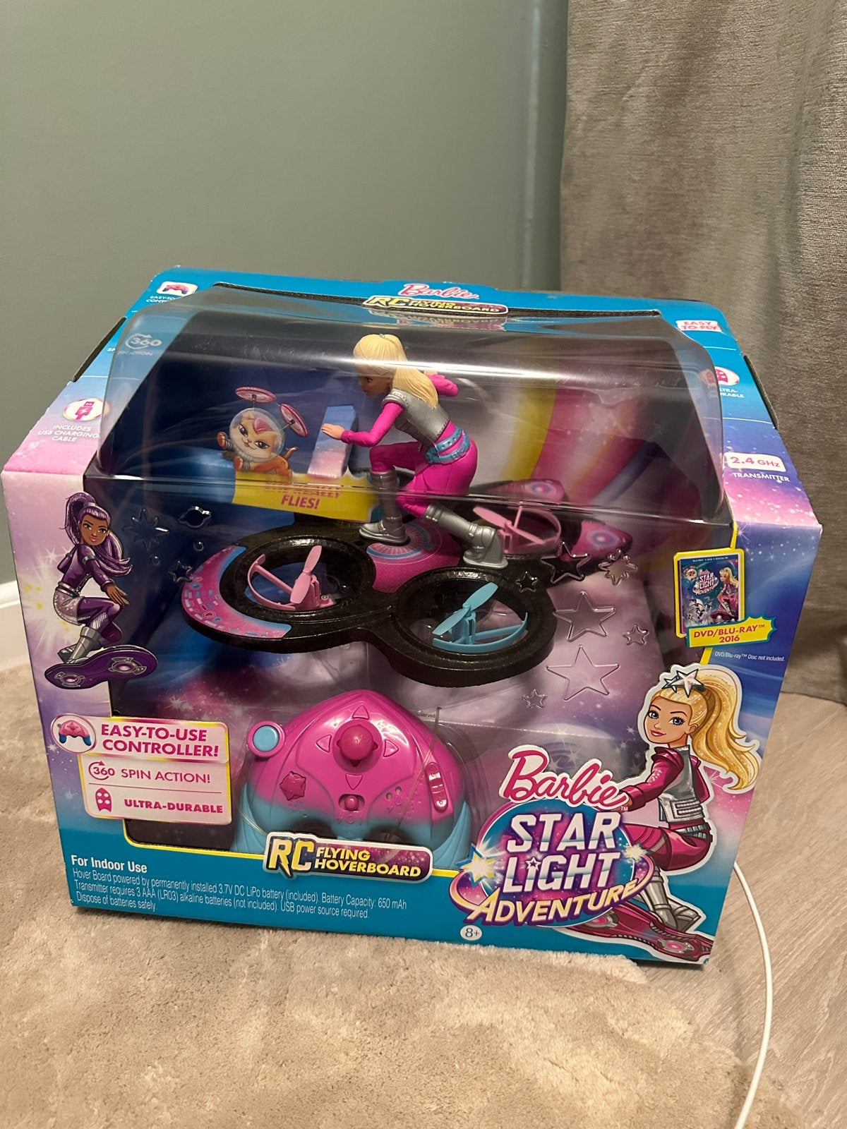 NIEUW Barbie Star Light Adventure RC Vliegend Hoverboard, Ophalen of Verzenden, Nieuw, Meisje