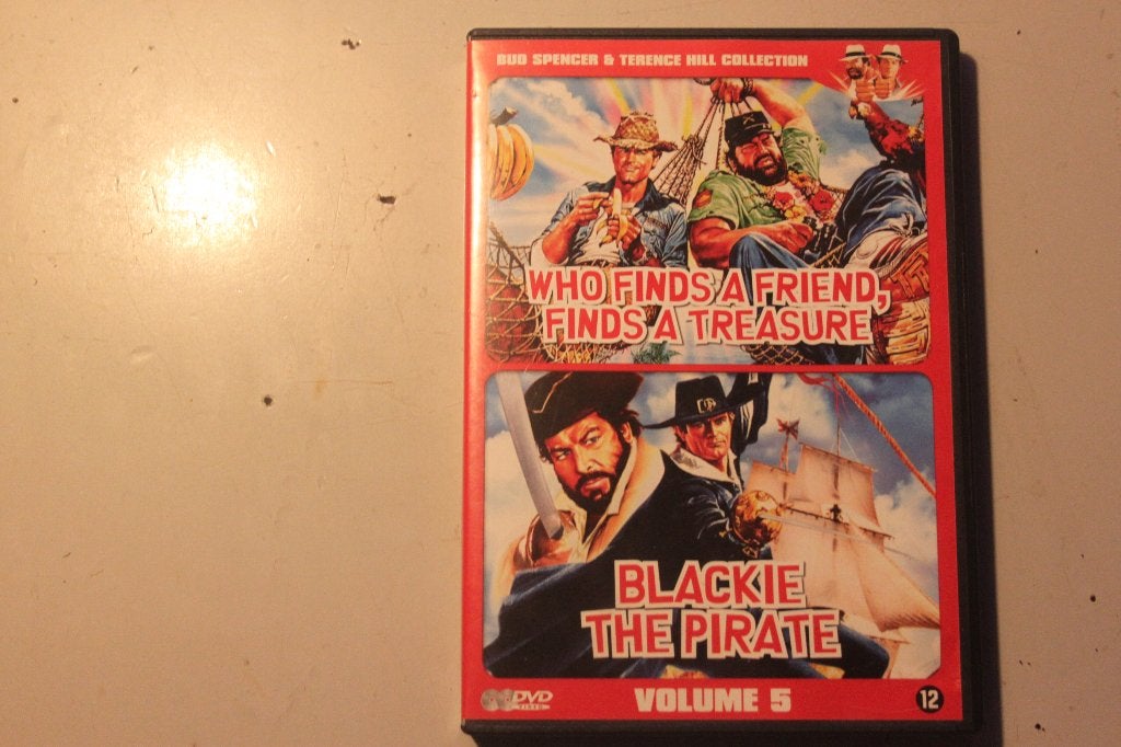801y - dvd - who finds a friend finds a treasure / blackie t, Alle leeftijden, Ophalen of Verzenden, Gebruikt