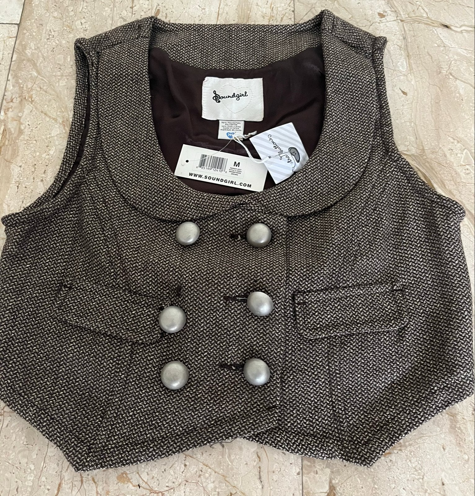 Kort damesgilet Soundgirl, maat M (valt klein), Ophalen of Verzenden, Nieuw