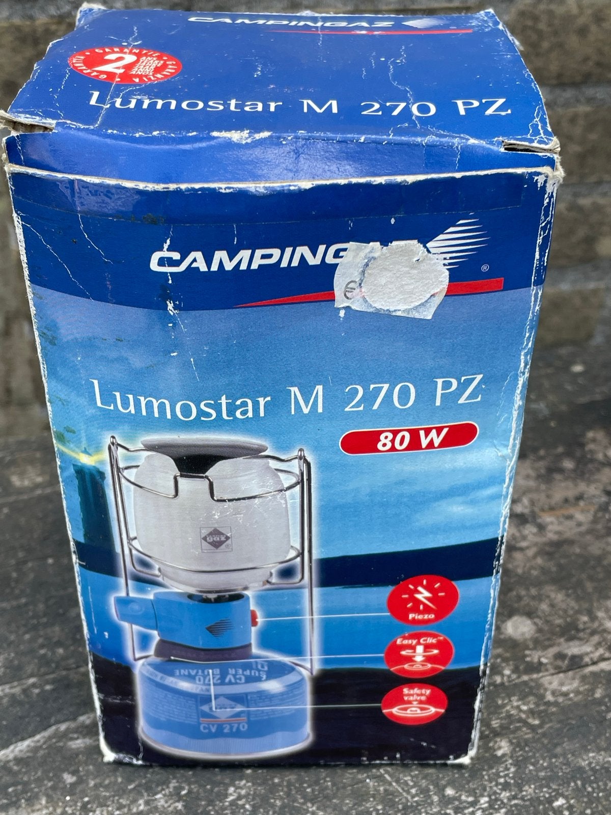 Campingaz Lumostar M 270 PZ Gaslamp - 80W, Ophalen of Verzenden, Gebruikt