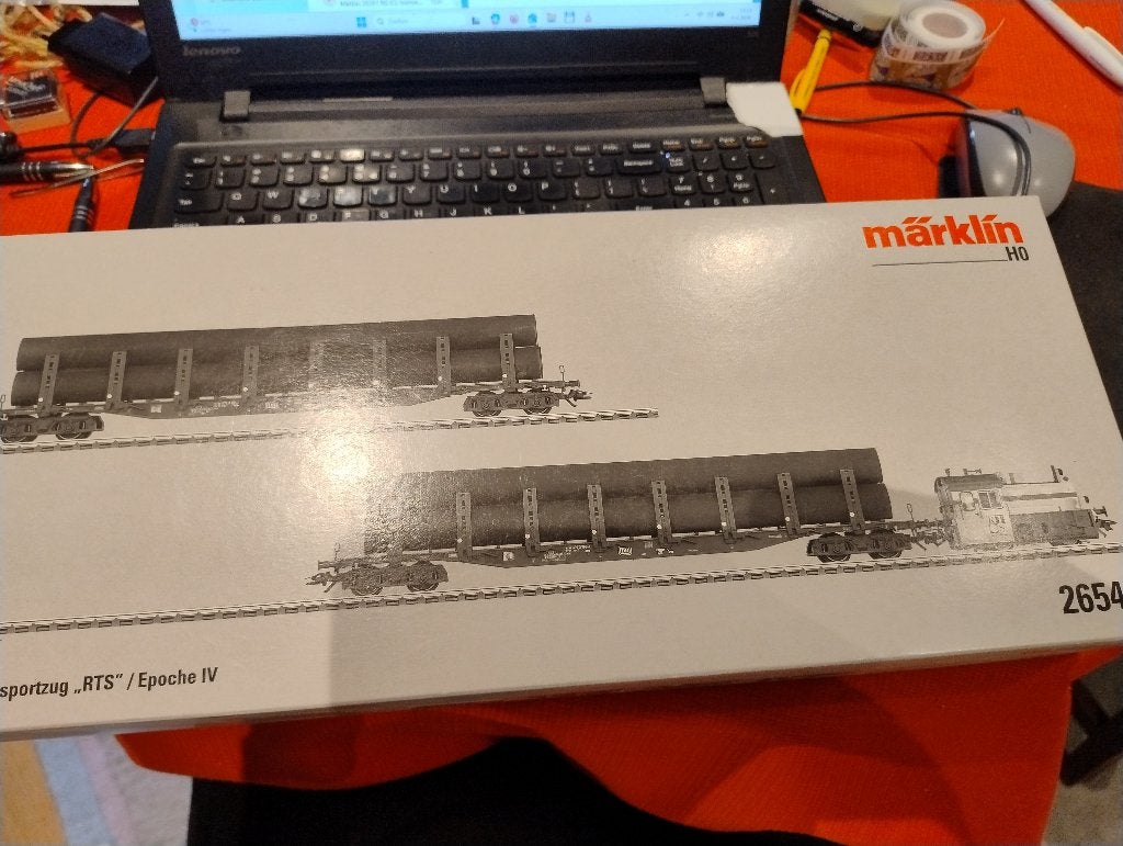 Märklin 26545 Transportzug “RTS” – H0 – Epoche IV, Hobby en Vrije tijd, Modeltreinen | H0, Zo goed als nieuw, Wagon, Wisselstroom