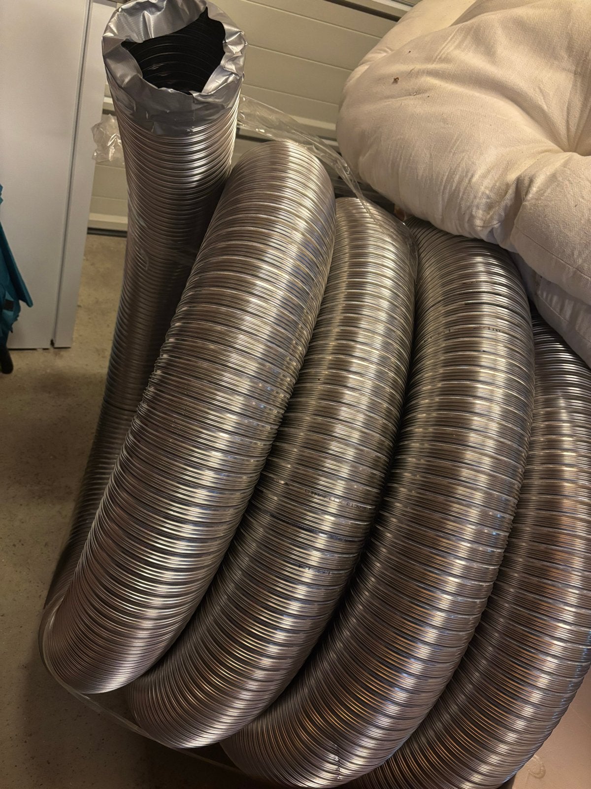 Dubbelwandige flexibele pijp 150, Ophalen, Nieuw, Ventilator en Afzuiger