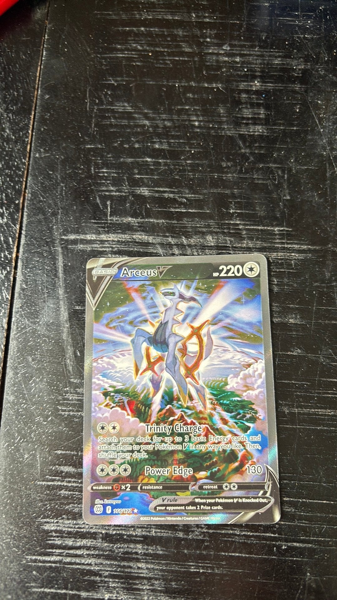 Pokemon kaart Arceus v Brilliant Stars, Ophalen of Verzenden, Zo goed als nieuw