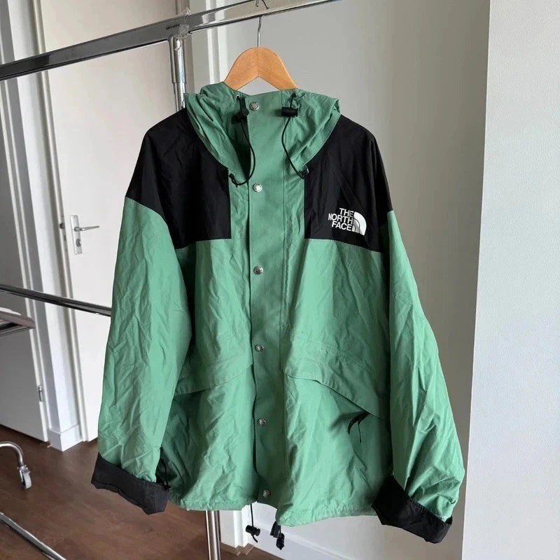 The North Face Vintage jaren 90 Mountain Light (groen/zwart), Ophalen of Verzenden, Zo goed als nieuw, Regenjas, Dames