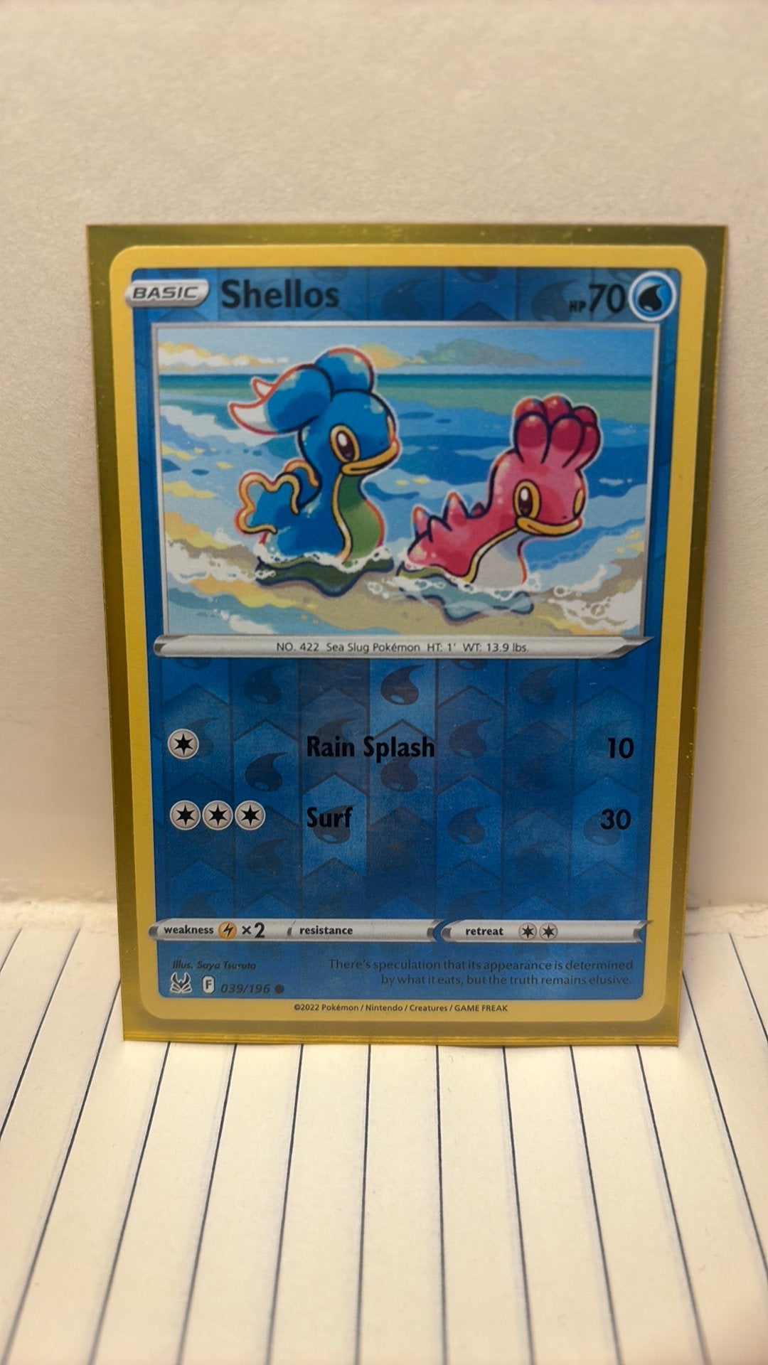 Shellos 039/196 lost origin reverse holo pokemon kaart, Verzenden, Nieuw, Boosterbox