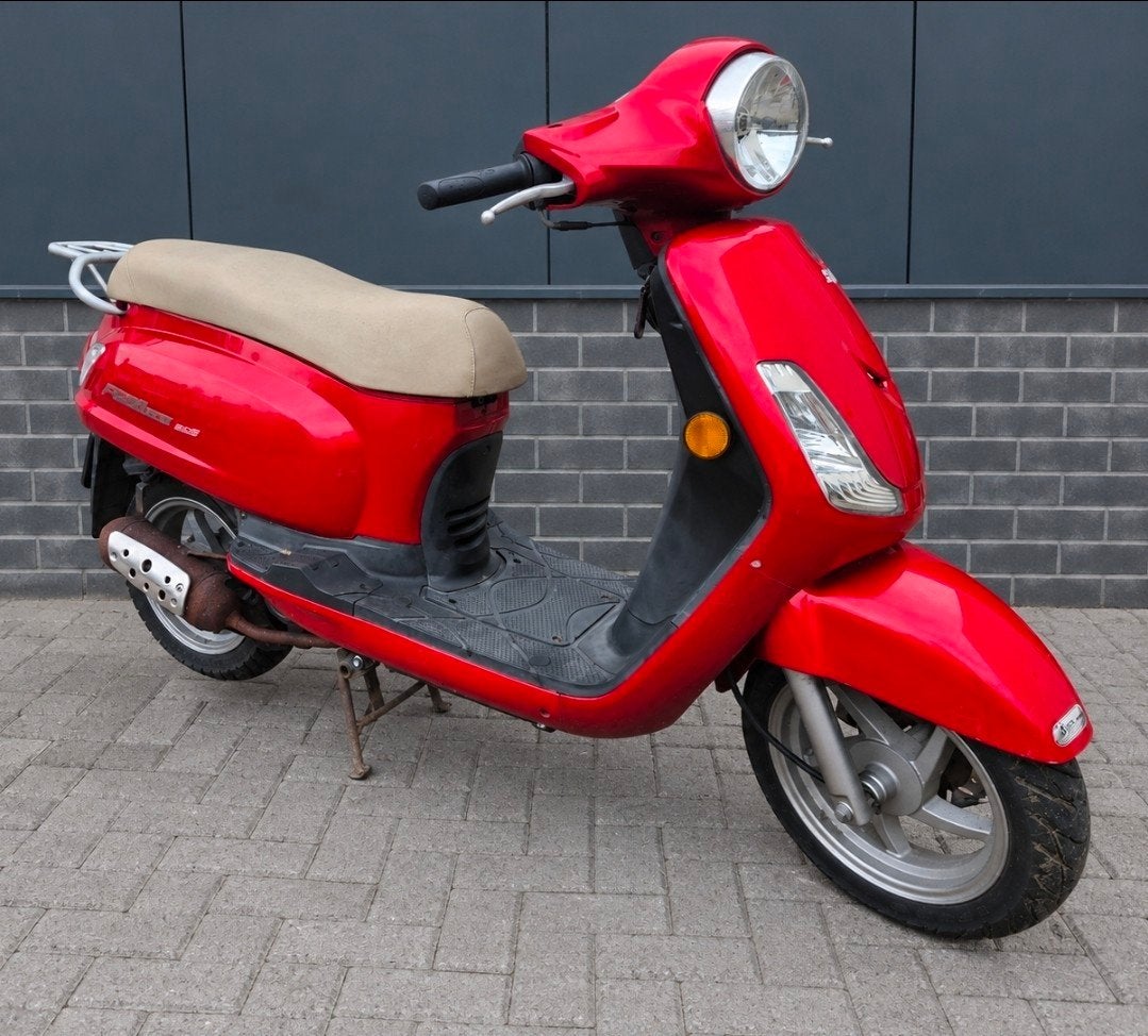 Sym Fiddle 2 / Brom / 10.000km / zeer mooi!, Ophalen, Maximaal 45 km/u, Zo goed als nieuw, Benzine