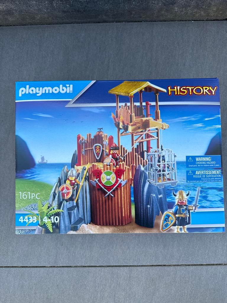 Playmobil History 4433 Vikingsfort - Nieuw in doos, Ophalen of Verzenden, Nieuw, Complete set