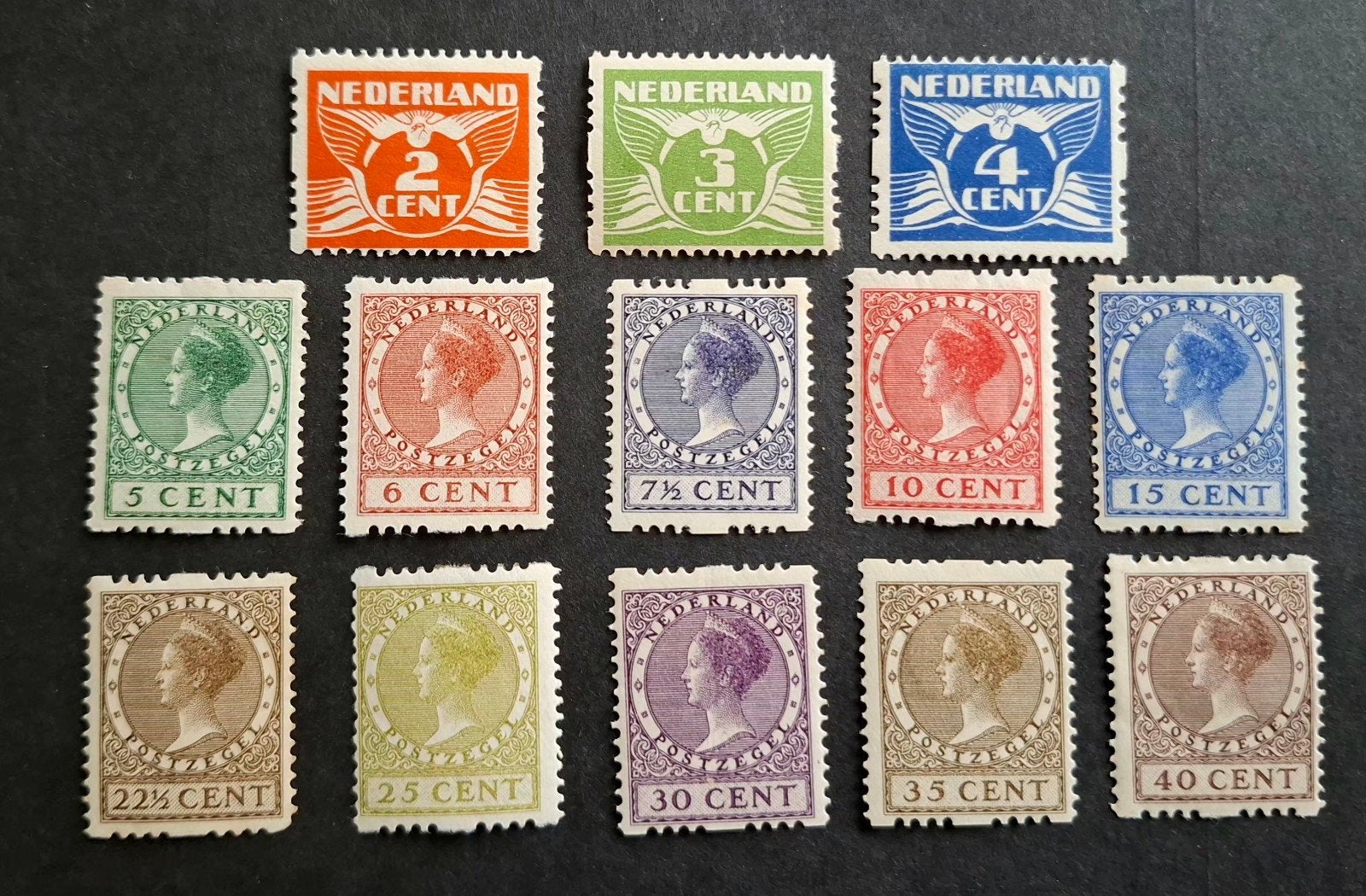 Nederland 1926 1927 nvph R19-31 Tweezijdige roltanding, Ophalen of Verzenden