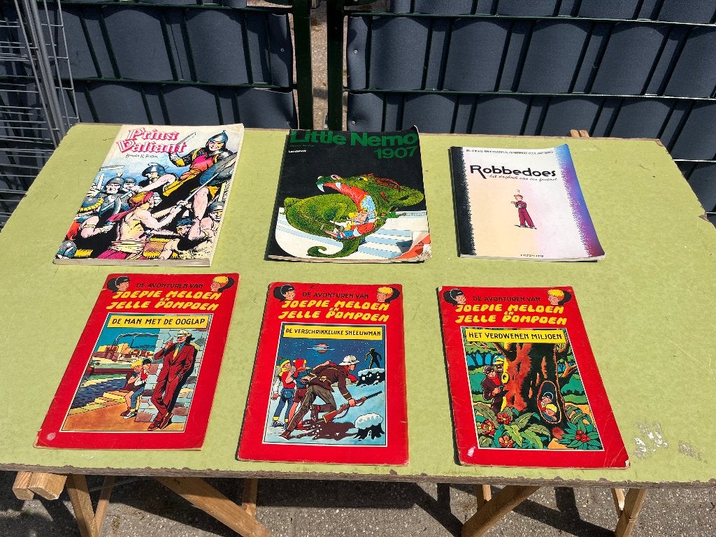 trip Little Nemo1907 , Prins Valiant, Joepie Meloen, Meerdere stripboeken, Ophalen of Verzenden