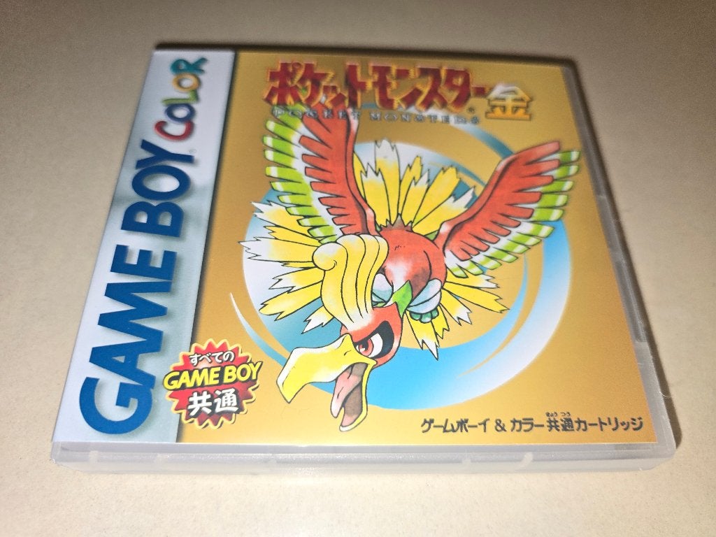 Pokemon Pocket Monsters Gold JP Game Boy Color Game Case, Avontuur en Actie, Verzenden, 1 speler, Zo goed als nieuw