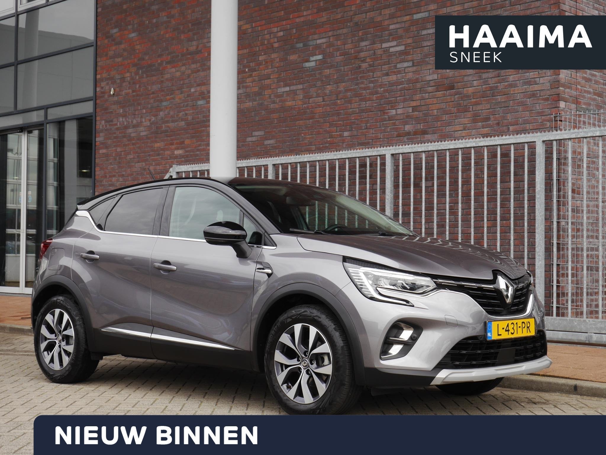 Renault Captur 1.0 TCe 90 Intens | Trekhaak | Navigatie | Ke, Voorwielaandrijving, Gebruikt, Leder en Stof, Origineel Nederlands