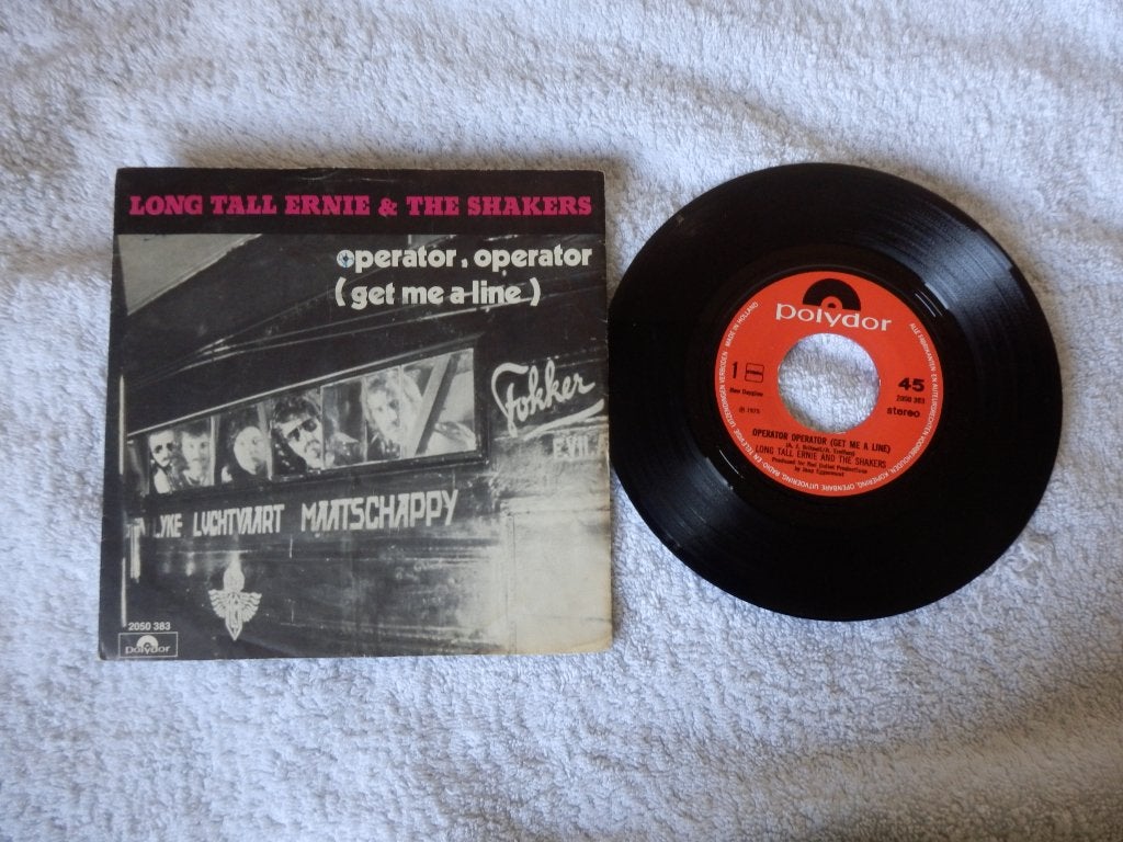 long tall ernie and the shakers- operator,operator, Ophalen of Verzenden, Gebruikt, 7 inch, Pop