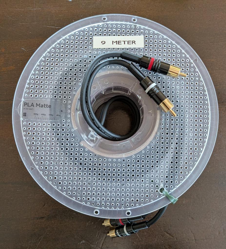 AUDIO KABEL 9 meter, Ophalen of Verzenden, Nieuw, 5 tot 10 meter, Luidsprekerkabel