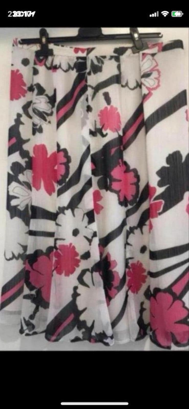 Zomerse rok met bloemenprint maat m, Kleding | Dames, Meerkleurig, Zo goed als nieuw, Knielengte, Ophalen