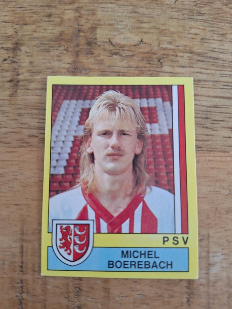 Voetbal 90 Panini Plaatje Michel Boerebach PSV, Ophalen of Verzenden, Gebruikt, Plaatje