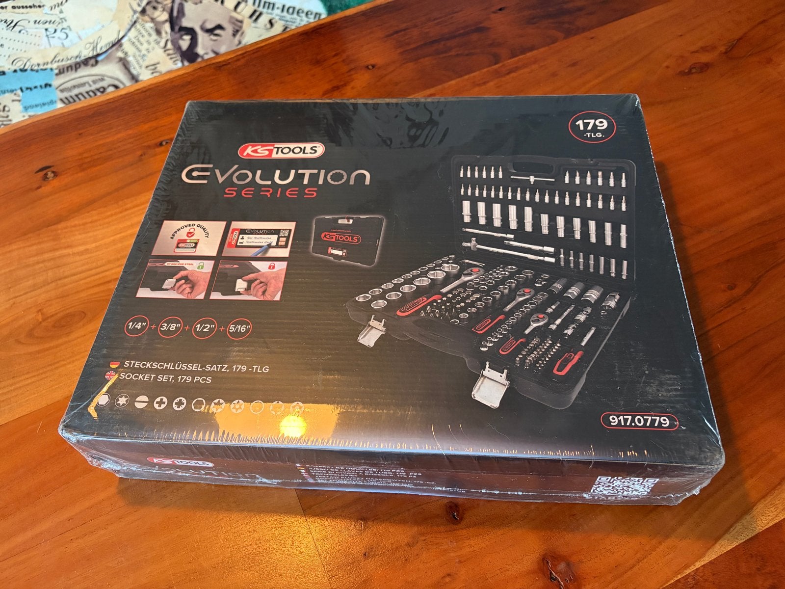 KS Tools Evolution 179-delige doppenset 917.0779, Overige merken, Nieuw, Gereedschapsset, KS TOOLS Werkzeuge-Maschinen GmbH