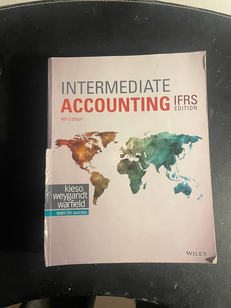 Intermediate accounting IFRS 4th edition, Ophalen of Verzenden, Beta, Zo goed als nieuw, WO