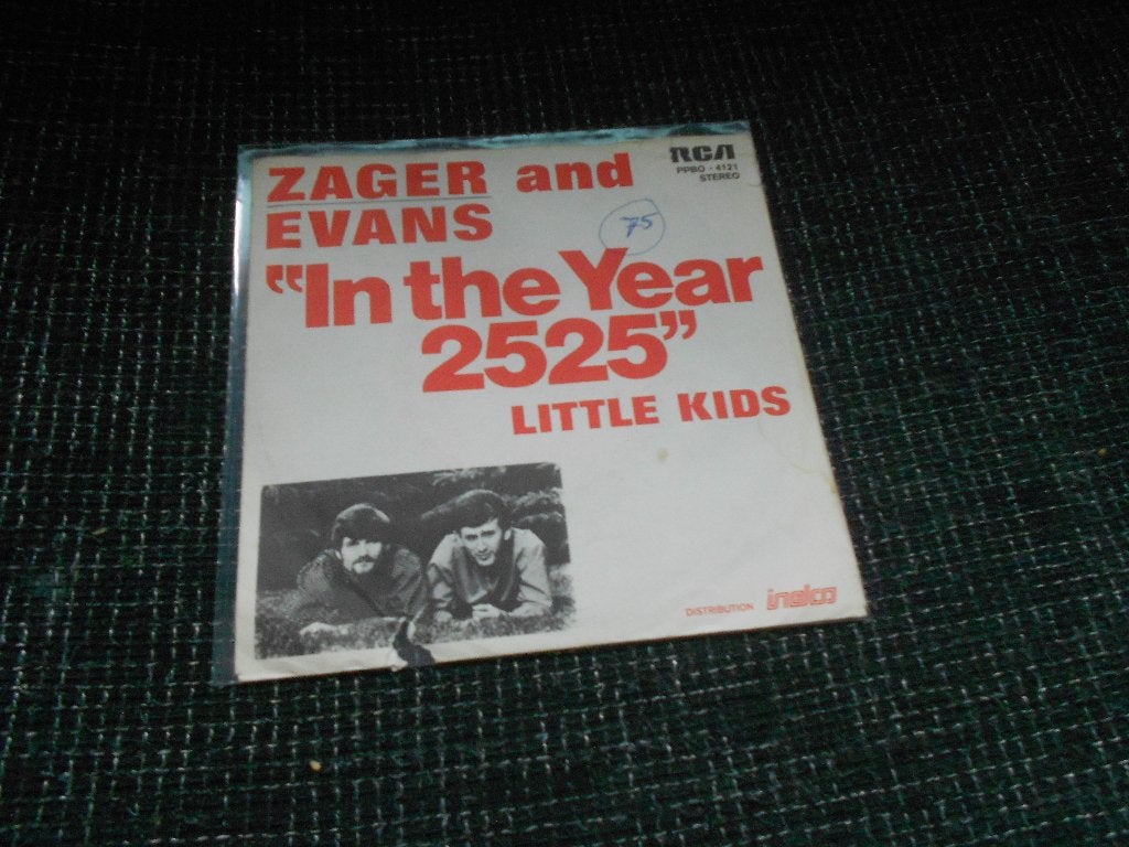 in the year 2525 - zager & evans, Gebruikt, 7 inch, Ophalen of Verzenden, Fotohoes