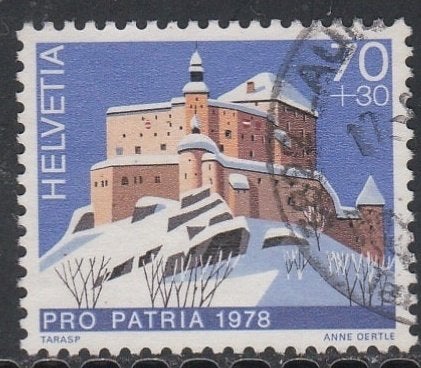Zwitserland 1978 1132 Pro Patria 70c, Gest, Ophalen of Verzenden, Gestempeld