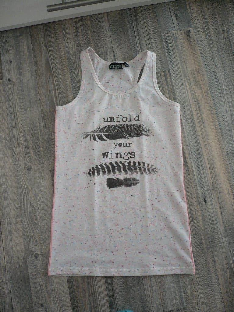 Hempje / Singlet Tumble 'n dry maat 158/164 ZGAN, Tumble 'n Dry, Meisje, Ophalen of Verzenden, Zo goed als nieuw