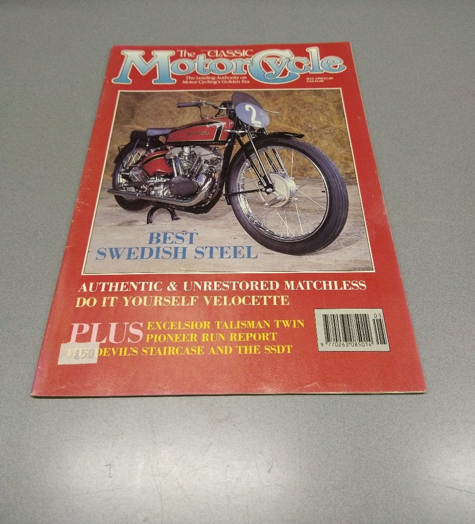 The Classic Motorcycle mei 1990, Verzenden, Gelezen