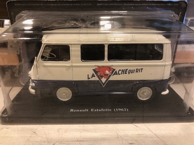 1:24 Renault Estafette 1962 La Vache qui rit Hachette, Ophalen of Verzenden, Zo goed als nieuw, Bus of Vrachtwagen, Overige merken