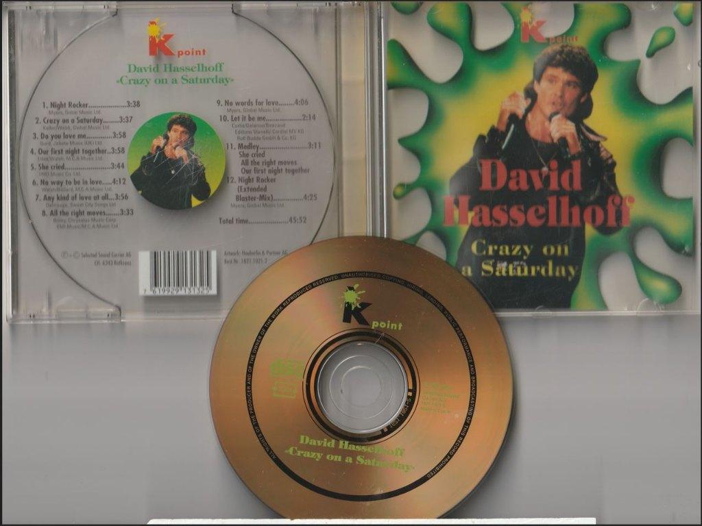 David Hasselhoff - Crazy On A Saturday, Ophalen of Verzenden, 1990 - 1999, Gebruikt