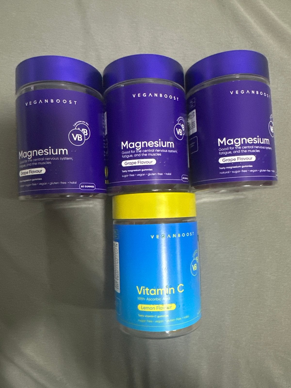 VeganBoost Magnesium & Vitamine C Gummies, Sport en Fitness, Gezondheidsproducten en Wellness, Ophalen of Verzenden, Nieuw, Poeder of Drank