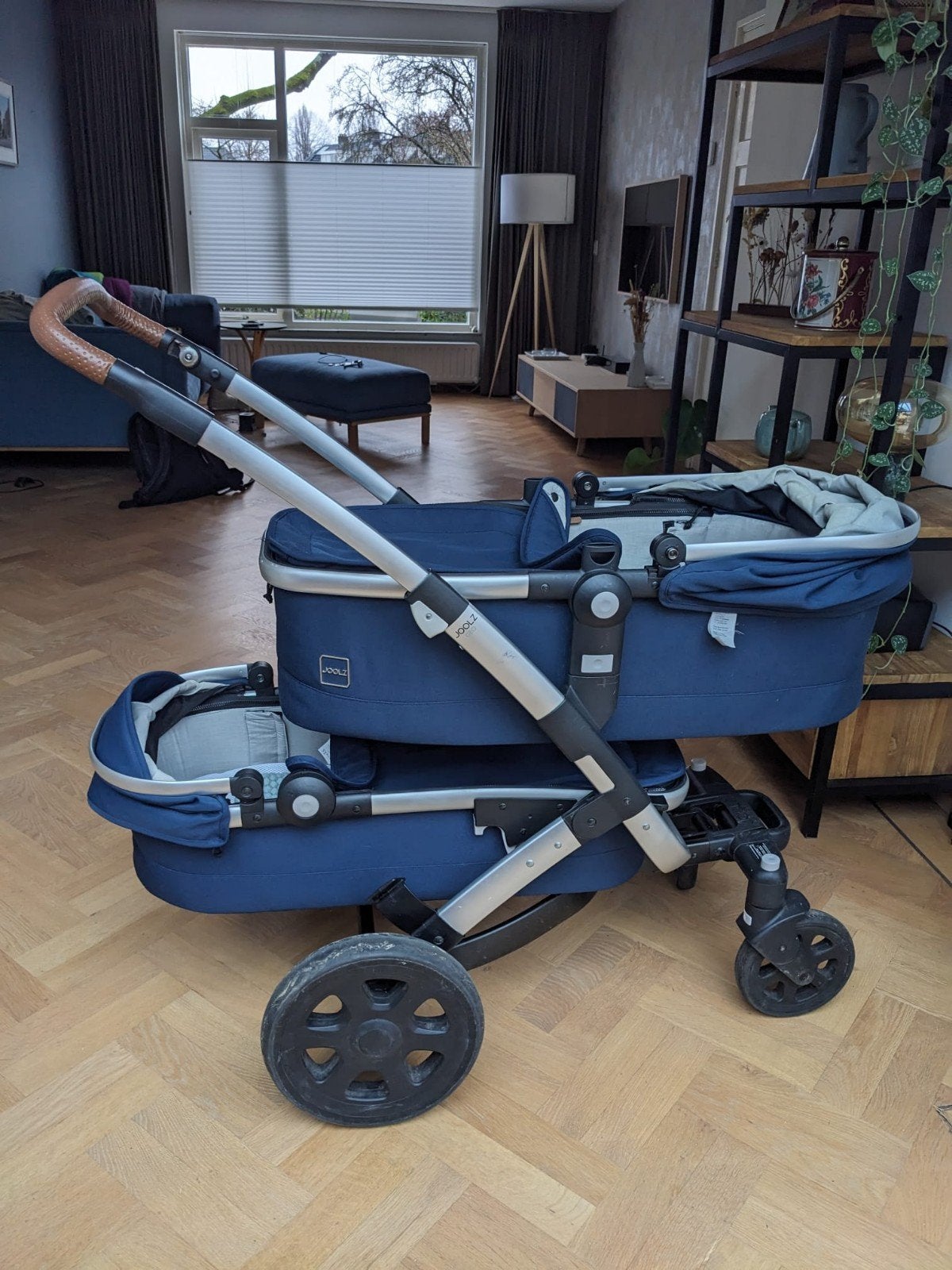 Joolz Geo2 Duo kinderwagen - Blauw, Kinderen en Baby's, Ophalen, Gebruikt, Combiwagen, Duowagen