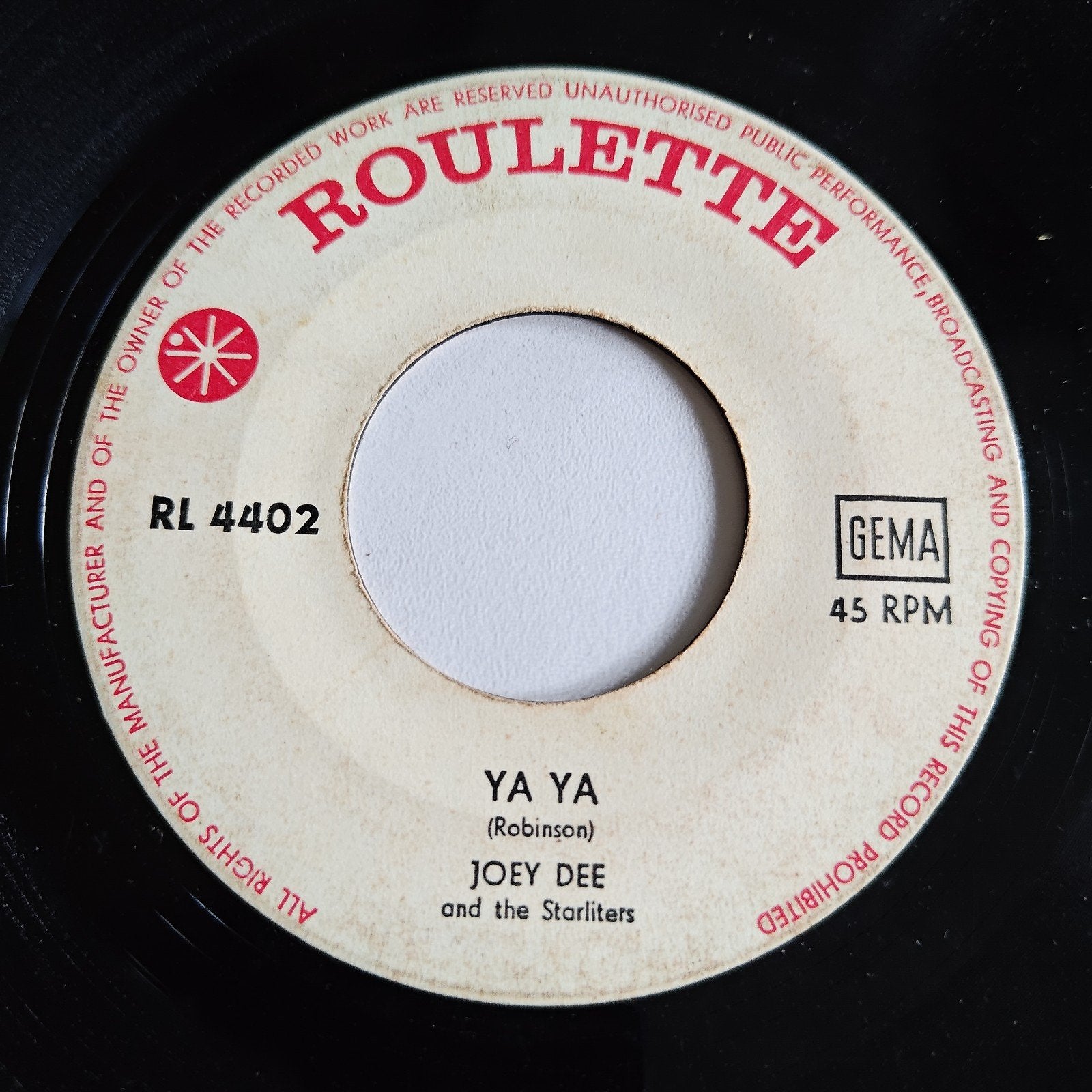 Joey Dee and the Starliters - Ya Ya / Fanny Mae (Vinyl), Gebruikt, 7 inch, Ophalen of Verzenden, Pop