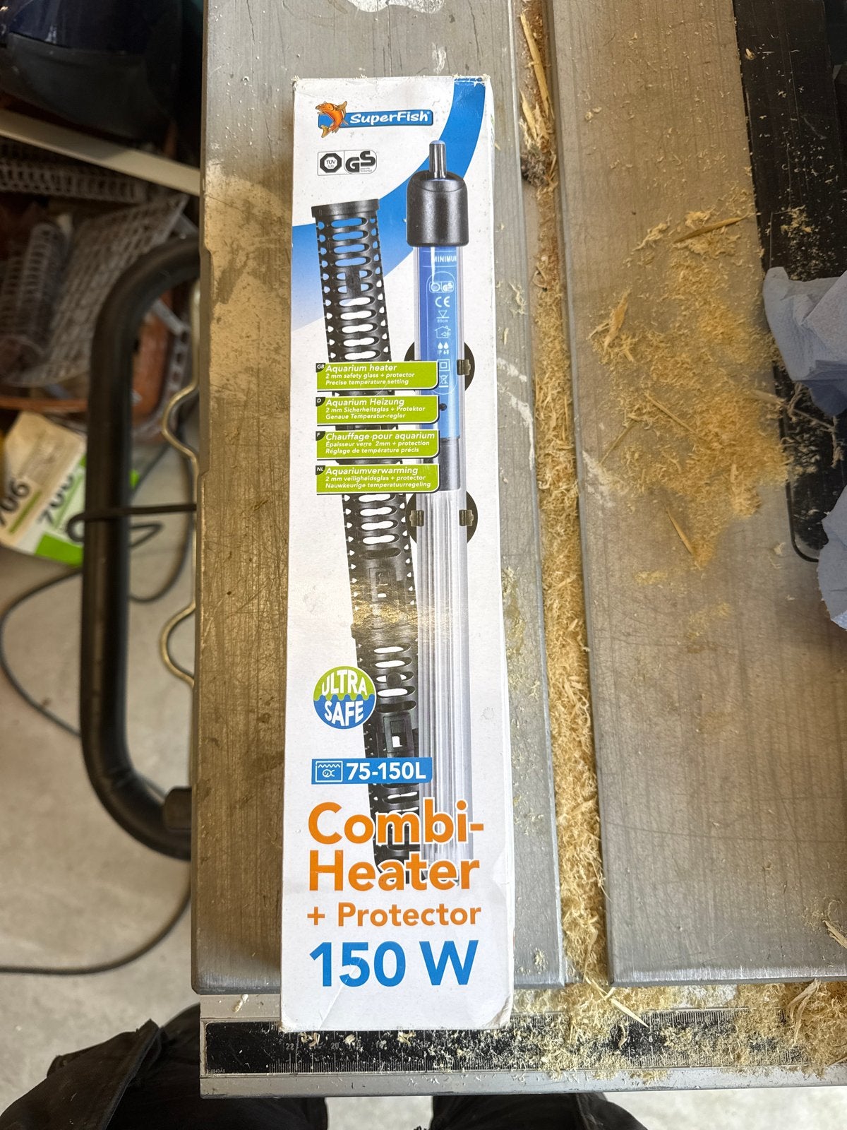 Zo goed als nieuw aguarium heter of water verwarmer. 150 w, Dieren en Toebehoren, Ophalen of Verzenden, Zo goed als nieuw, Leeg aquarium
