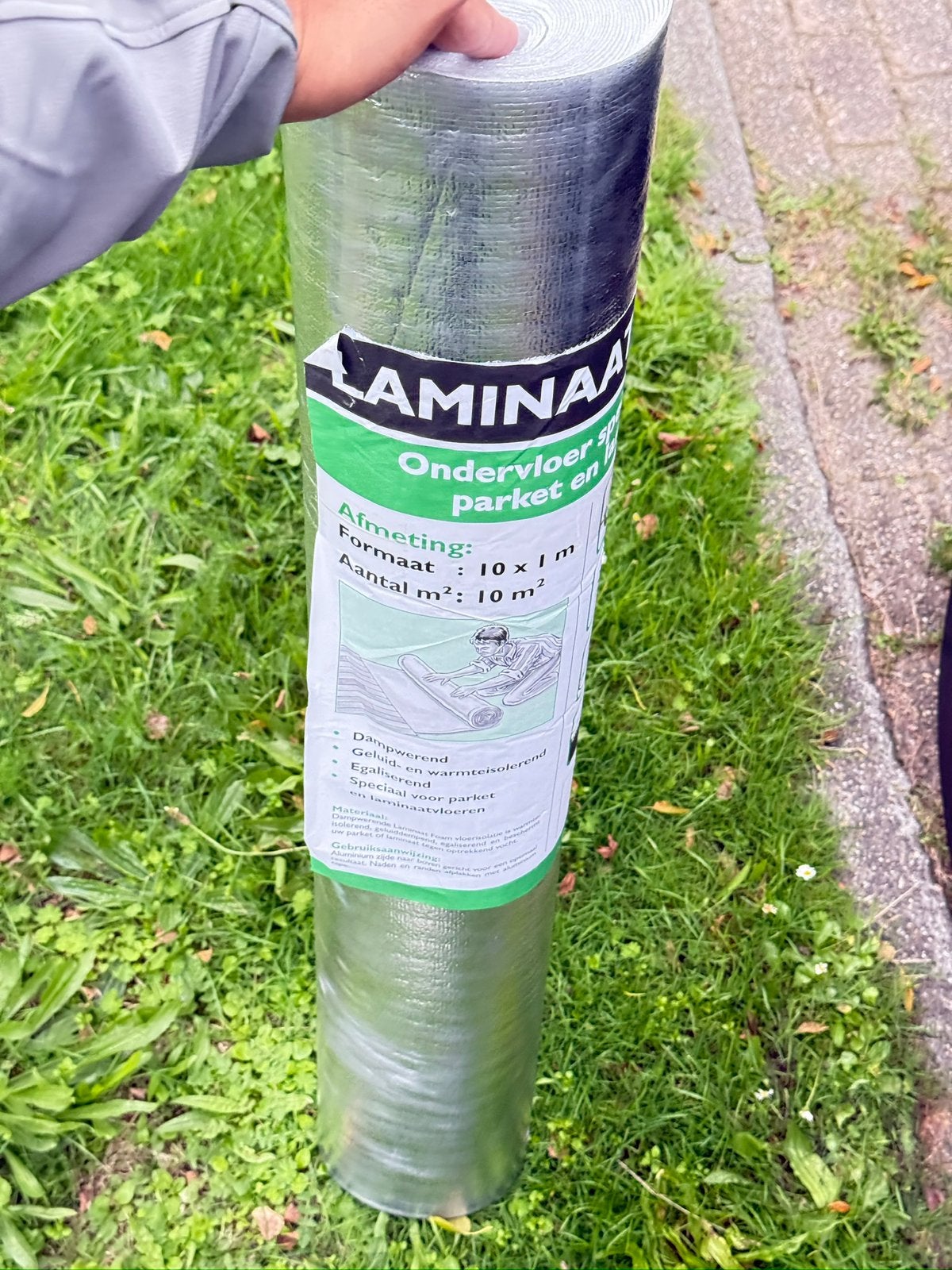PE Foam ondervloer, Ophalen, Zo goed als nieuw, 15 m² of meer, Folie