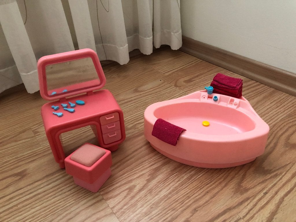 Barbie bad en optut, Ophalen of Verzenden, Gebruikt, Barbie