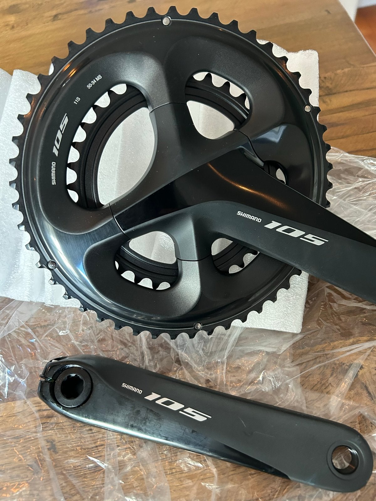 Shimano 105 R7000 11 speed (50-34) Crankstel Nieuw, Fietsen en Brommers, Fietsonderdelen, Ophalen of Verzenden, Nieuw, Racefiets