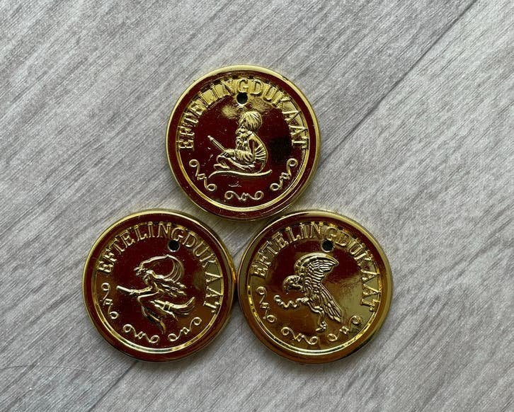 Drie Efteling dukaten, Verzamelen, Verzenden, Nieuw, Overige typen