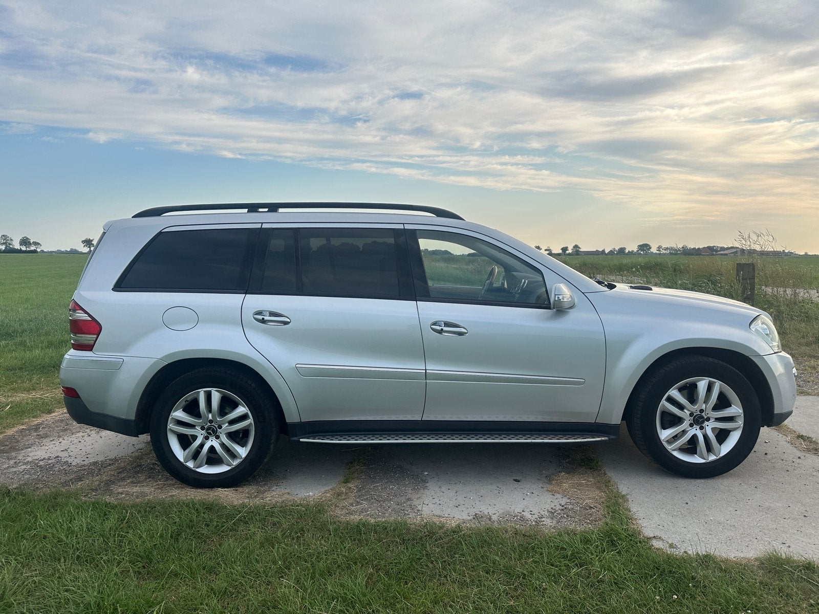 Mercedes-Benz GL 3.0 CDI 7P Gl320 4MATIC AUT 2006 Grijs, Auto's, Mercedes-Benz, Automaat, GL, Zwart, Stoelverwarming