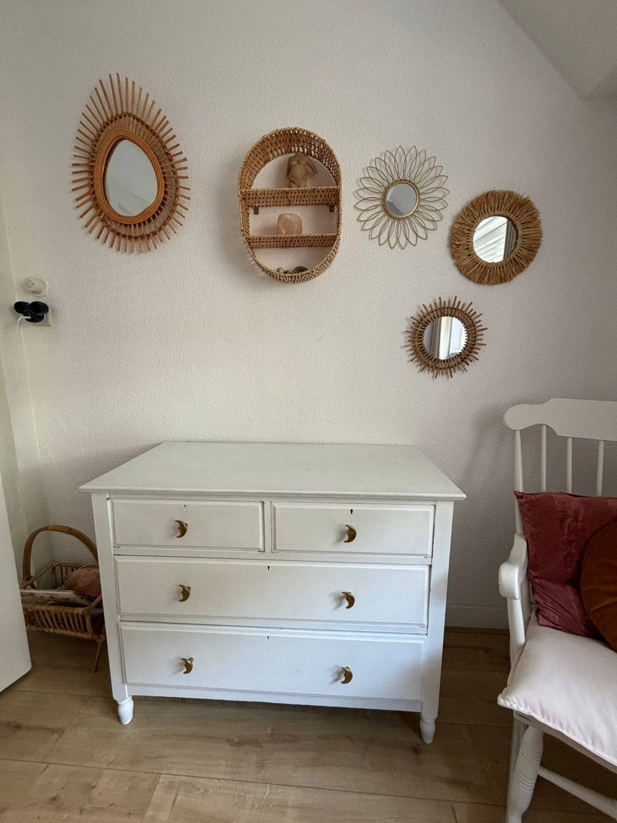 Vintage commode, Ophalen, Gebruikt, 50 tot 70 cm, 100 cm of meer