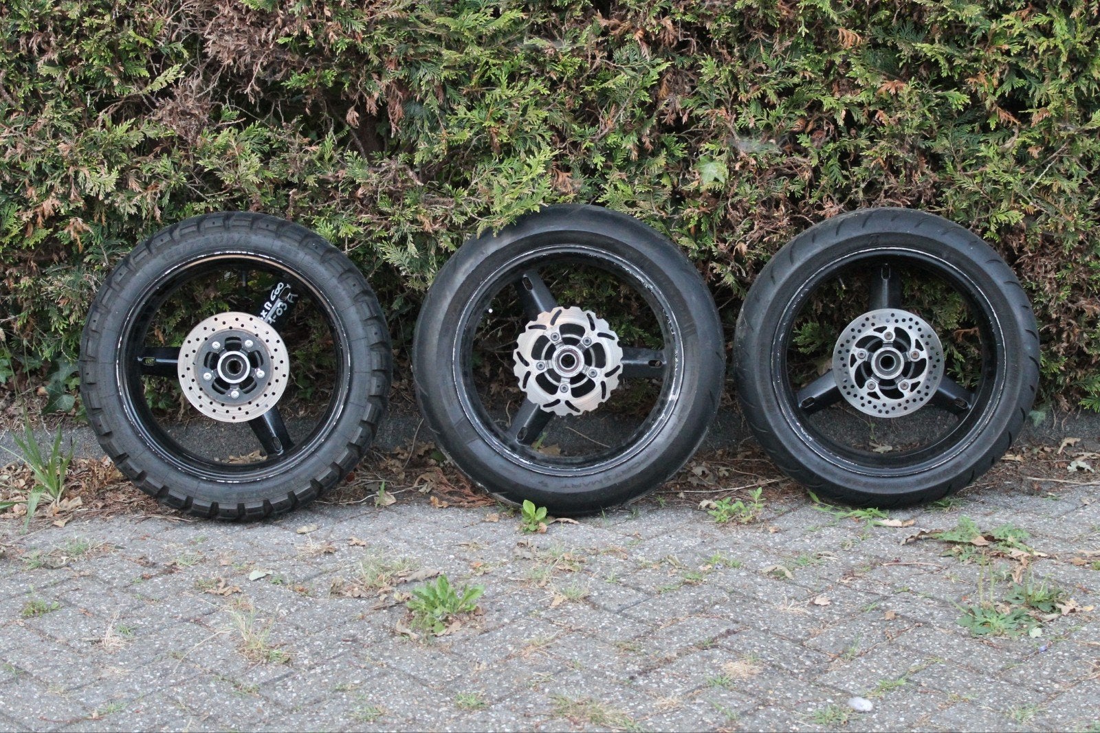 Gsxr achtervelg, Ophalen, Gebruikt
