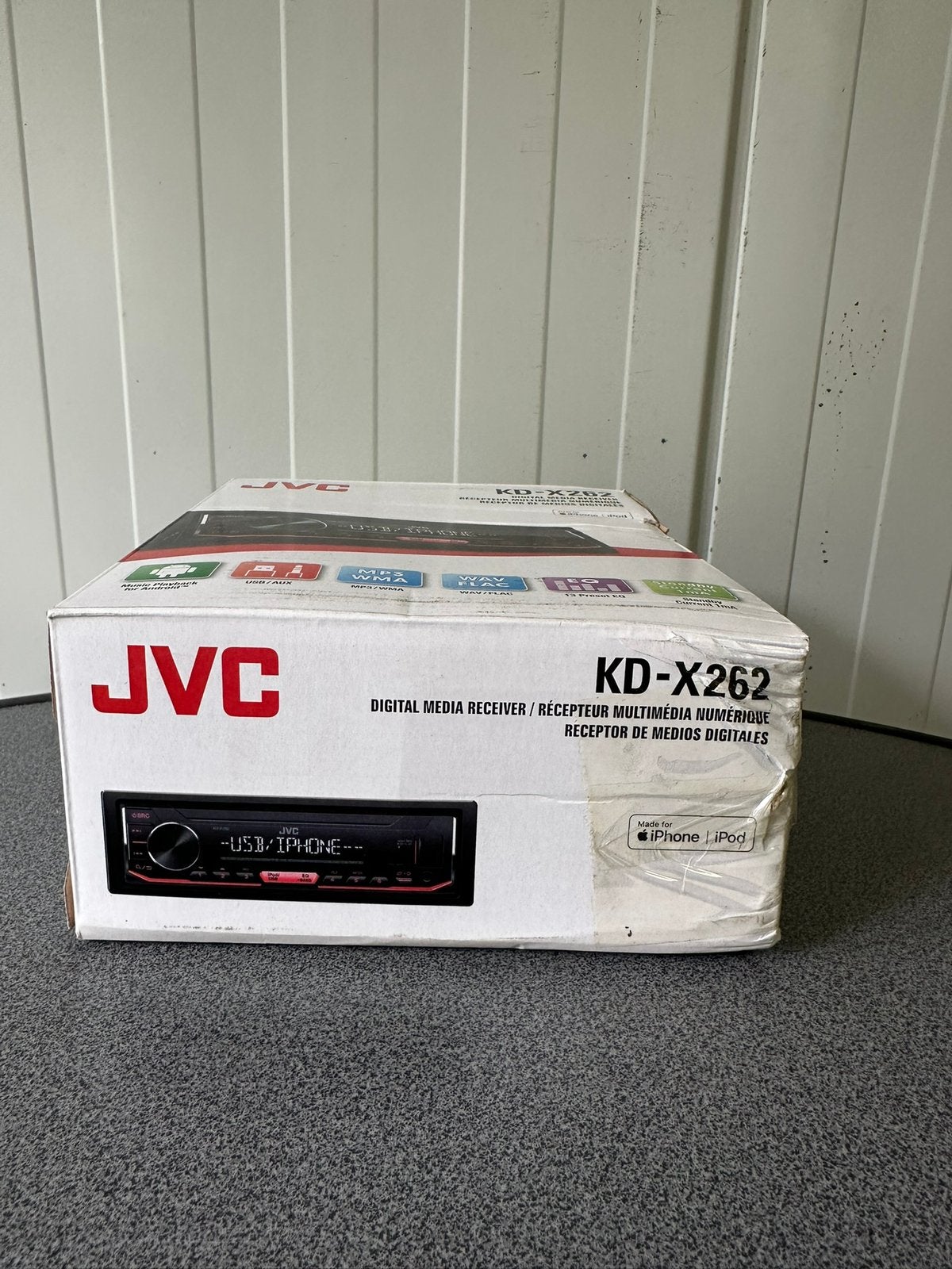 JVC KD-X162 - Autoradio met USB, Auto diversen, Ophalen of Verzenden, Zo goed als nieuw